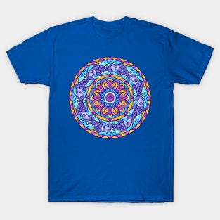 Fish Abstract Mandala Design T-Shirt